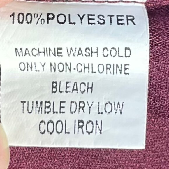 Papermoon Blouse Shirt Womens XXL Burgundy Floral Print - Picture 8 of 9